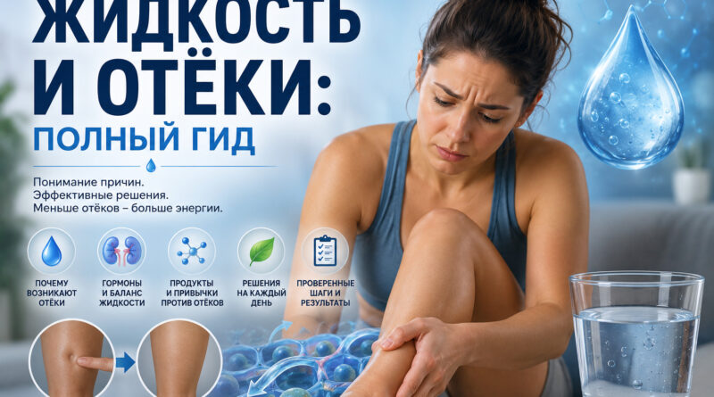 Жидкость и отёки: как рассчитать свою норму и убрать задержку воды