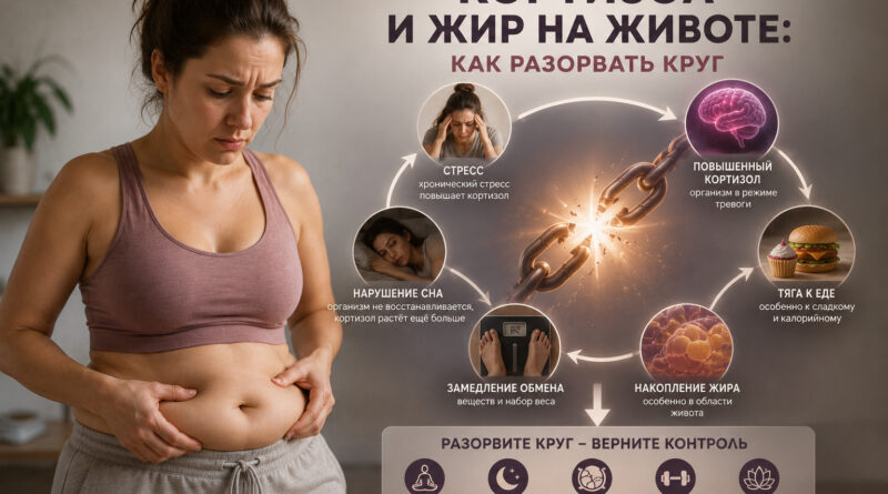 Кортизол и жир на животе: как разорвать круг